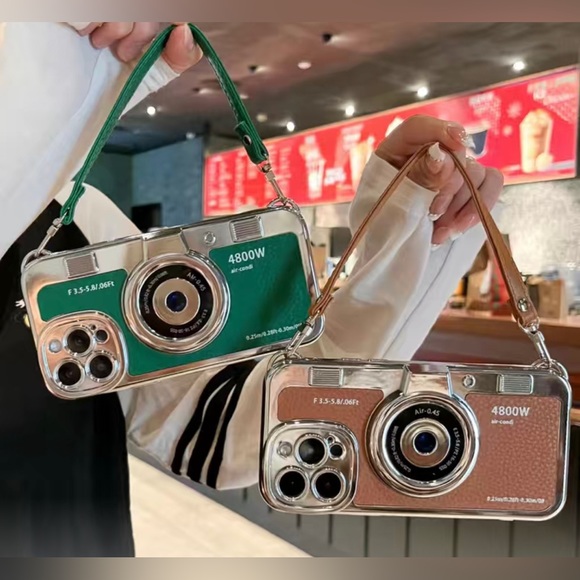 iPhone, Trendy Vintage Camera case w/ Strap-One - Picture 8 of 11